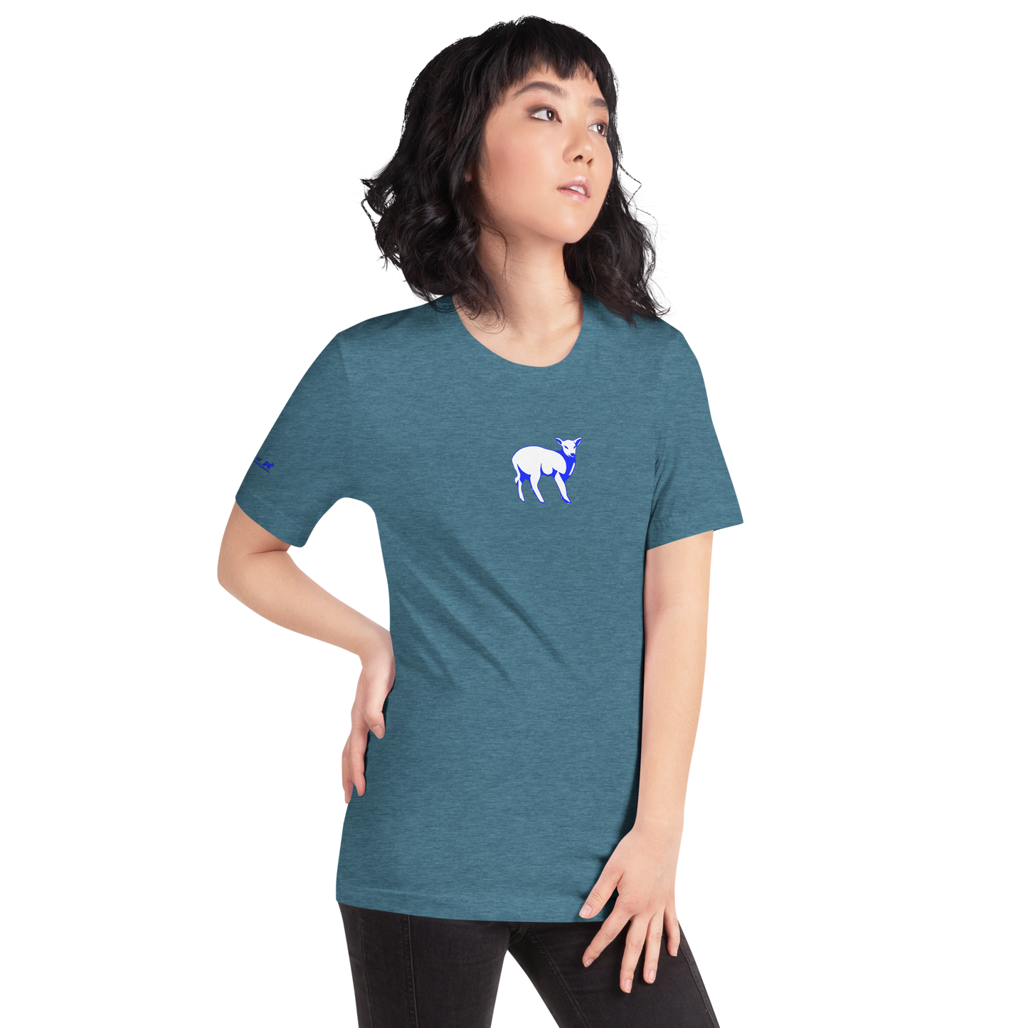 Women's Lamb Short-Sleeve T-shirt (ALL COLORS) - Lamb Fashion Store