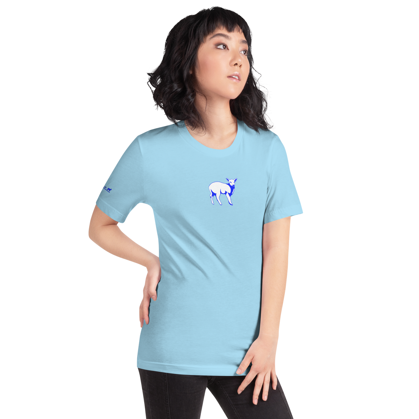 Women's Lamb Short-Sleeve T-shirt (ALL COLORS) - Lamb Fashion Store