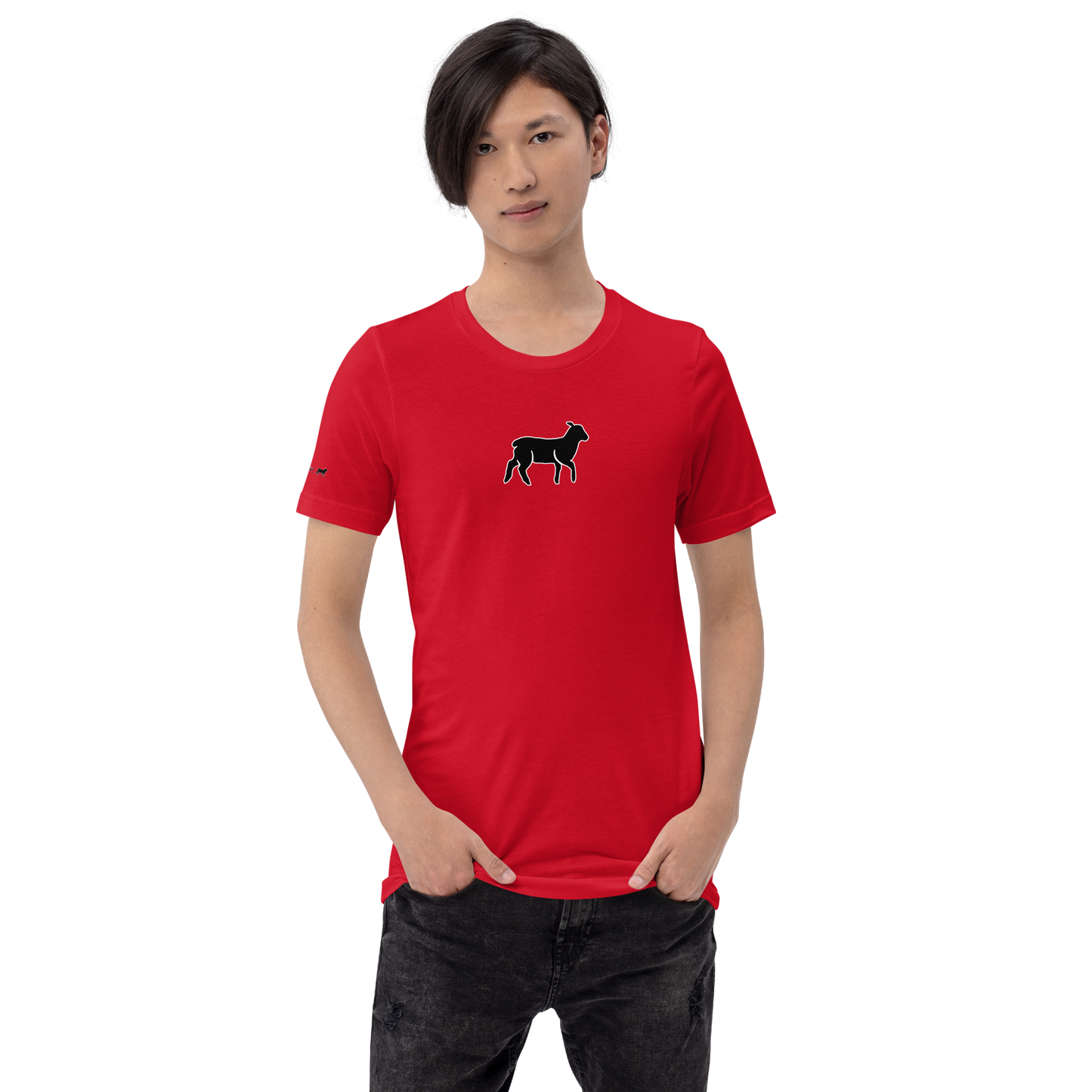 Men's Lamb Short-Sleeve T-shirt (ALL COLORS) - Lamb Fashion Store