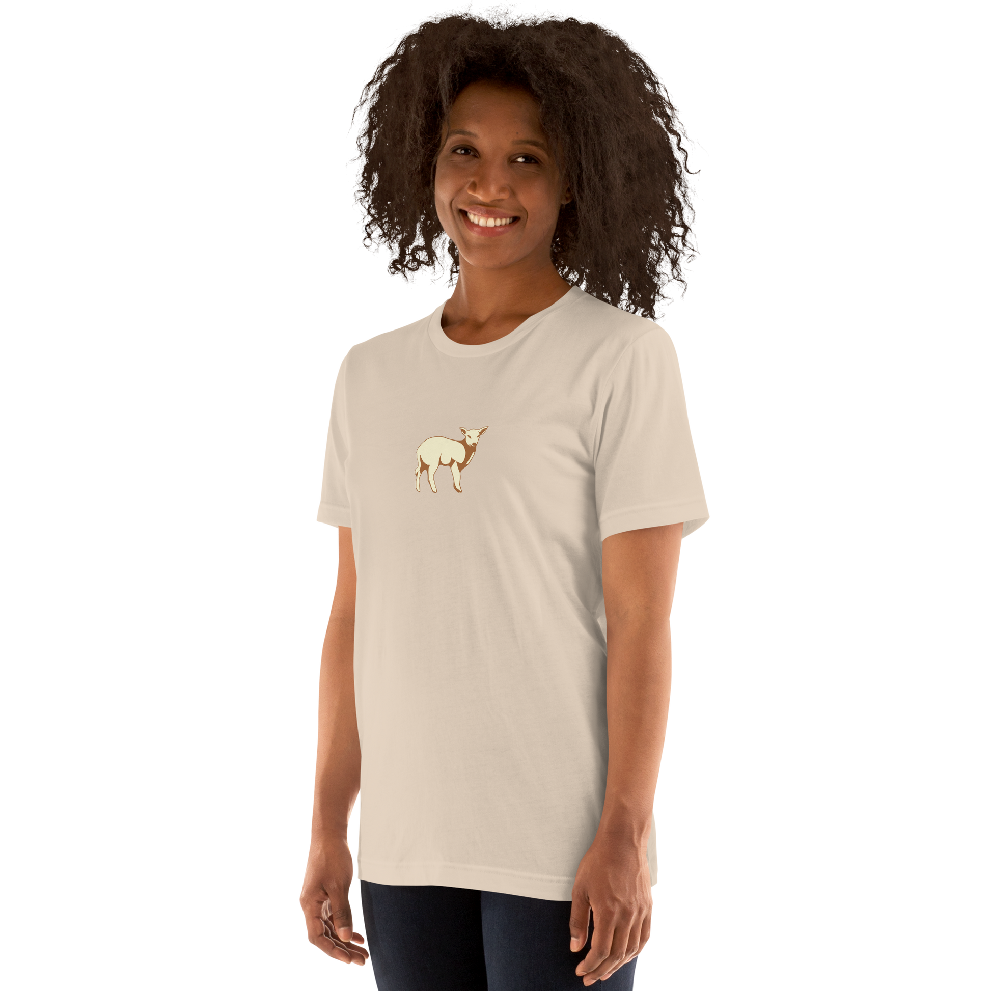 Women's Lamb Short-Sleeve T-shirt (ALL COLORS) - Lamb Fashion Store