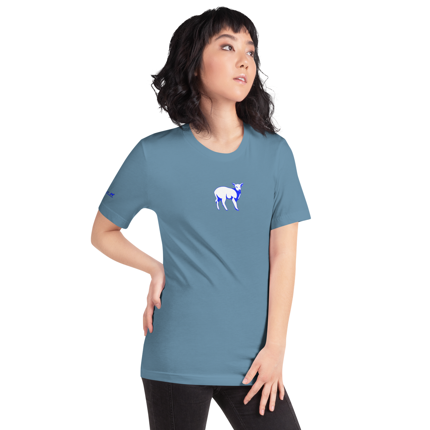 Women's Lamb Short-Sleeve T-shirt (ALL COLORS) - Lamb Fashion Store