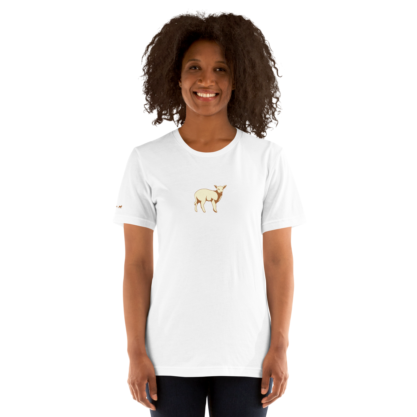 Women's Lamb Short-Sleeve T-shirt (ALL COLORS) - Lamb Fashion Store