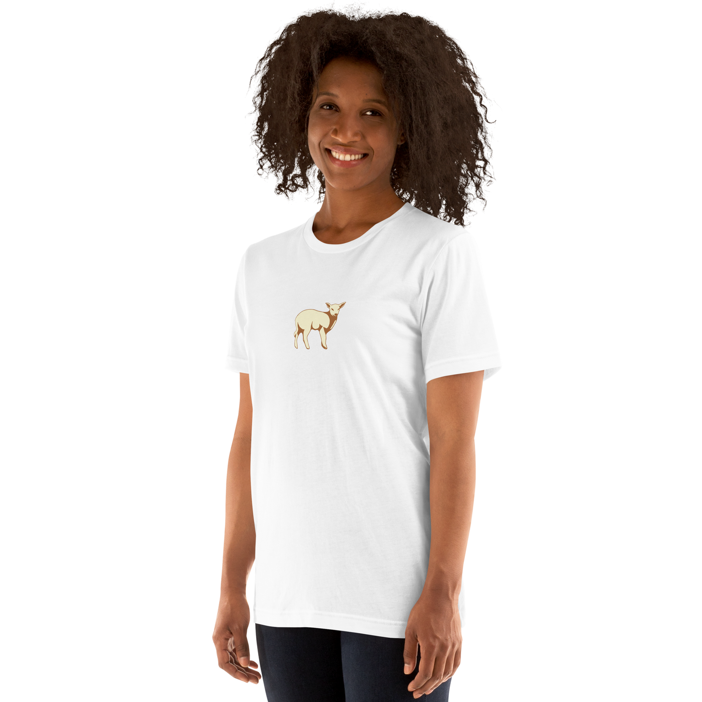 Women's Lamb Short-Sleeve T-shirt (ALL COLORS) - Lamb Fashion Store