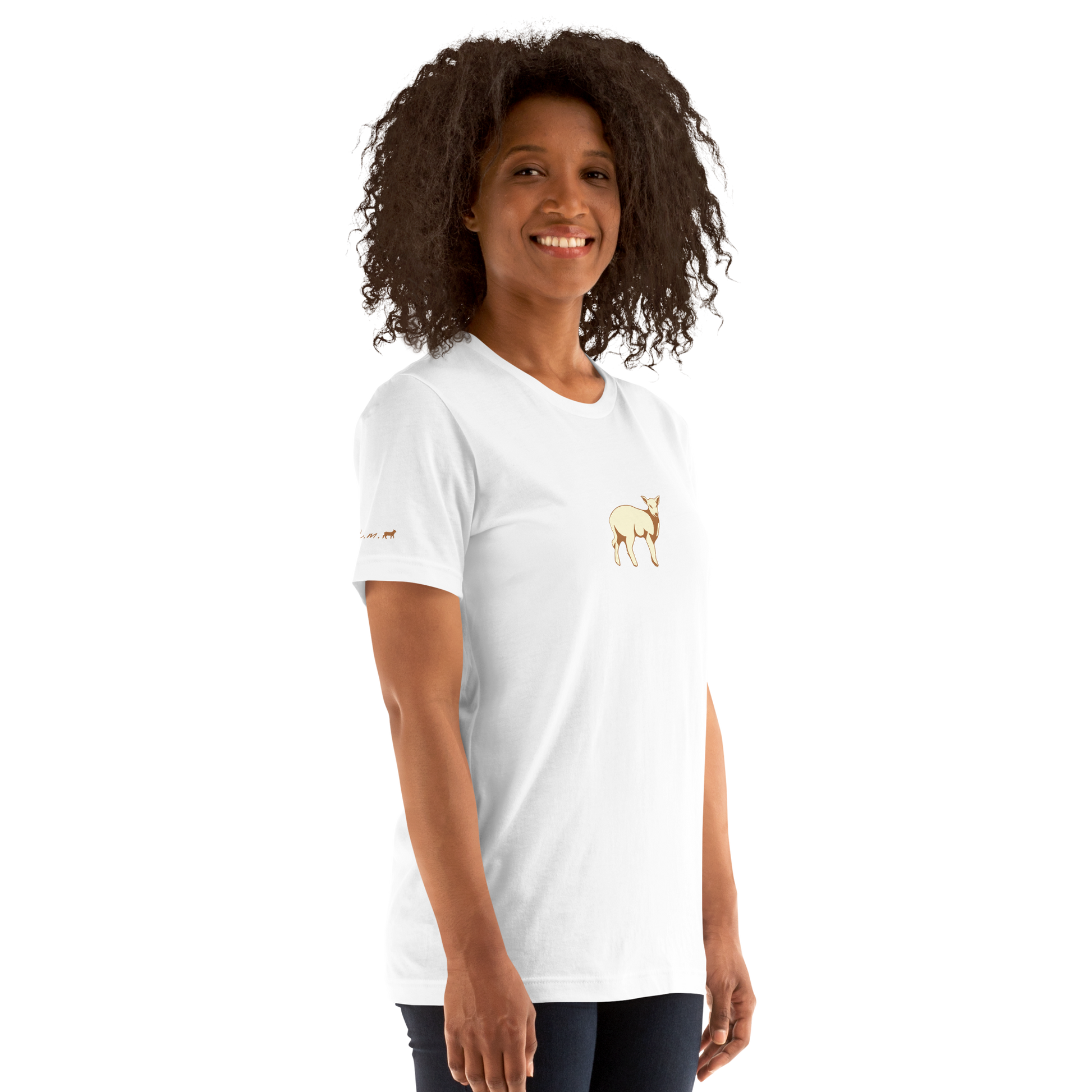 Women's Lamb Short-Sleeve T-shirt (ALL COLORS) - Lamb Fashion Store