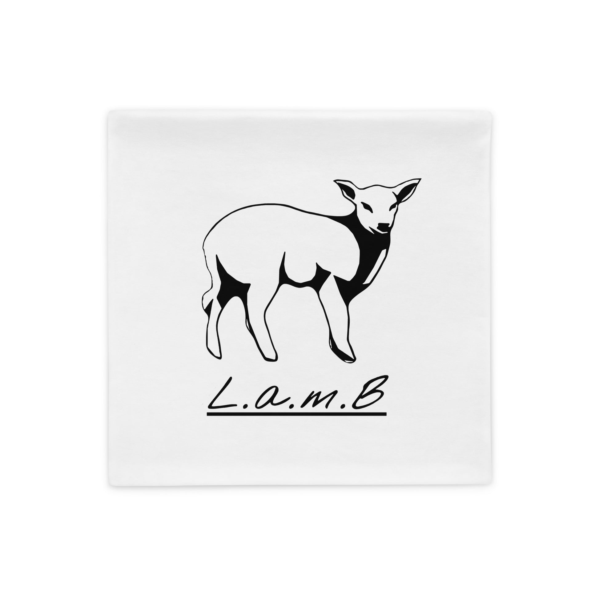 Women's Pillow Case (Black) - Lamb Fashion Store