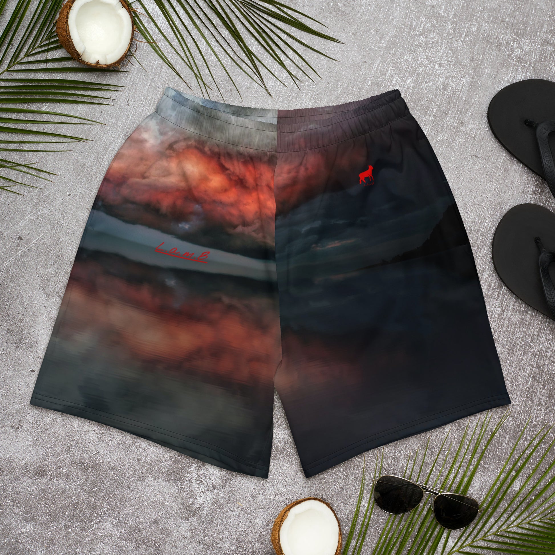 Men's Lamb Athletic Shorts - Lamb Fashion Store