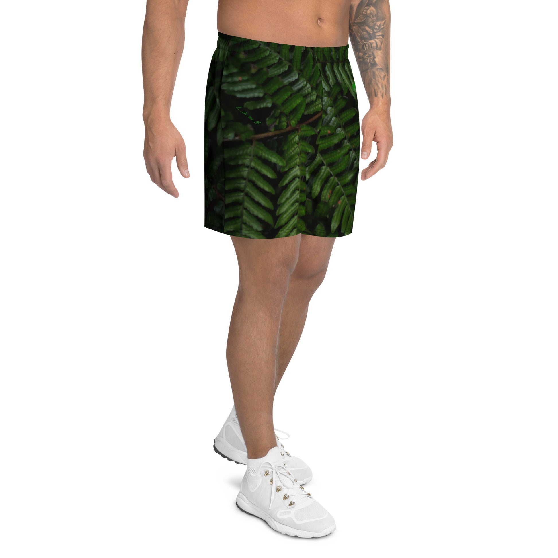 Men's Lamb Forest Athletic Shorts - Lamb Fashion Store