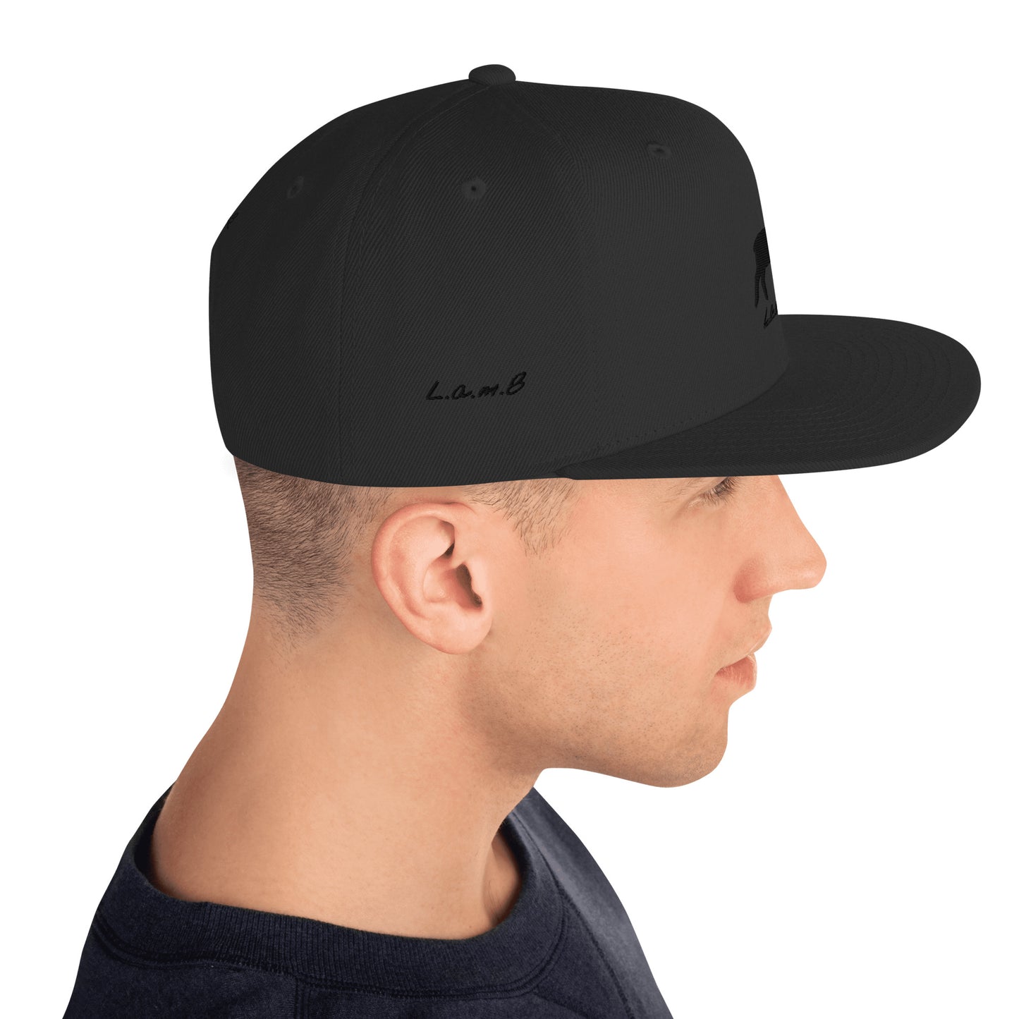 Lamb Snapback Hat (All Colors//Flat Embroidery) - Lamb Fashion Store