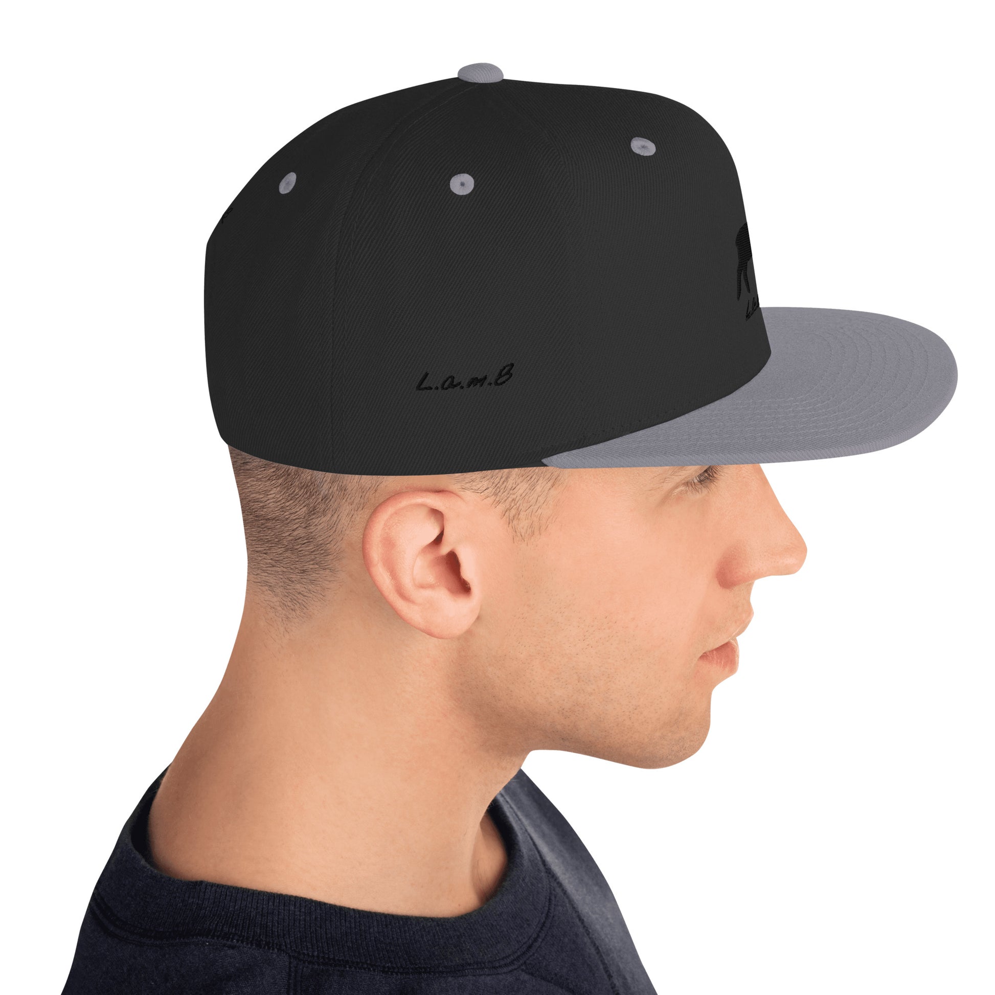 Lamb Snapback Hat (All Colors//Flat Embroidery) - Lamb Fashion Store