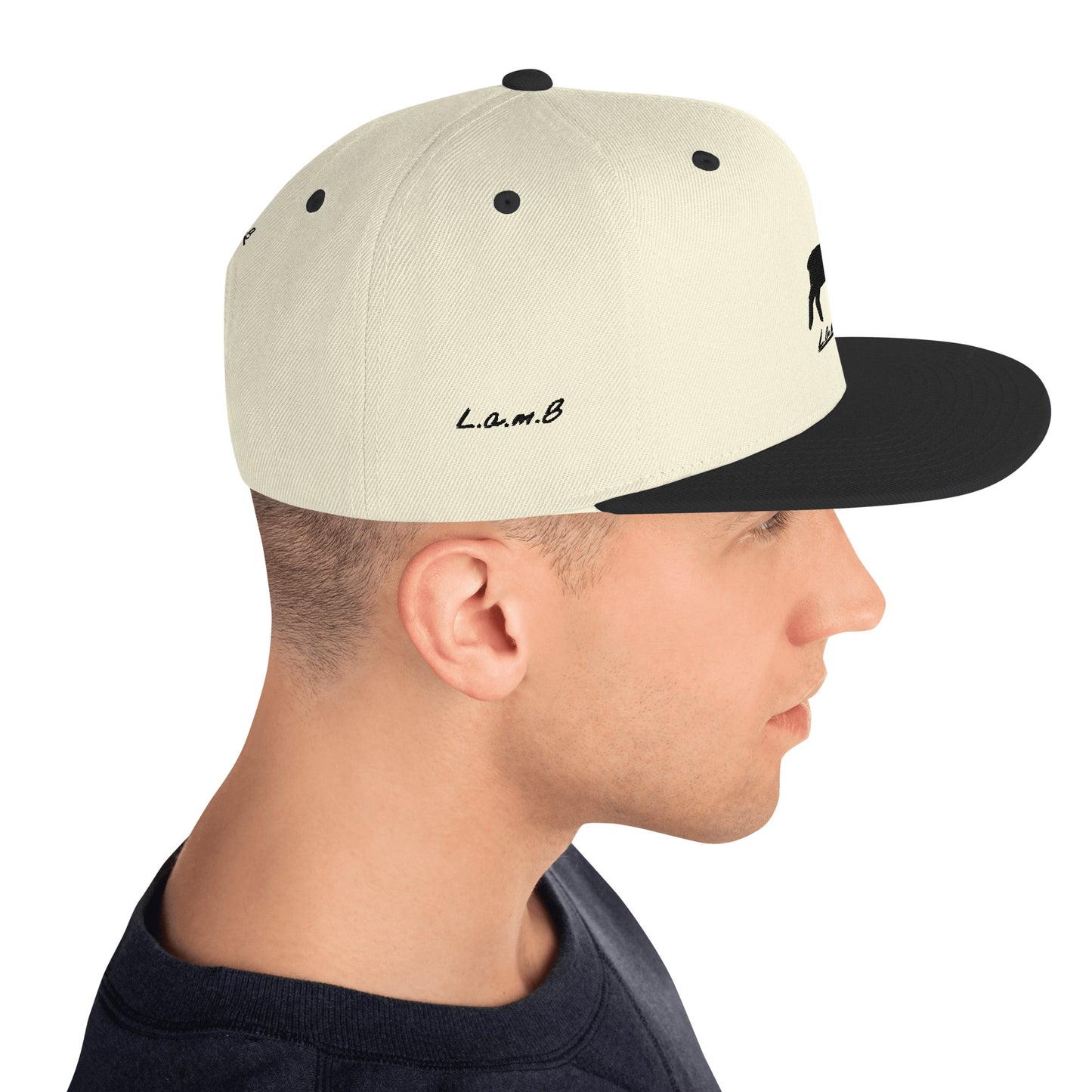 Lamb Snapback Hat (All Colors//Flat Embroidery) - Lamb Fashion Store