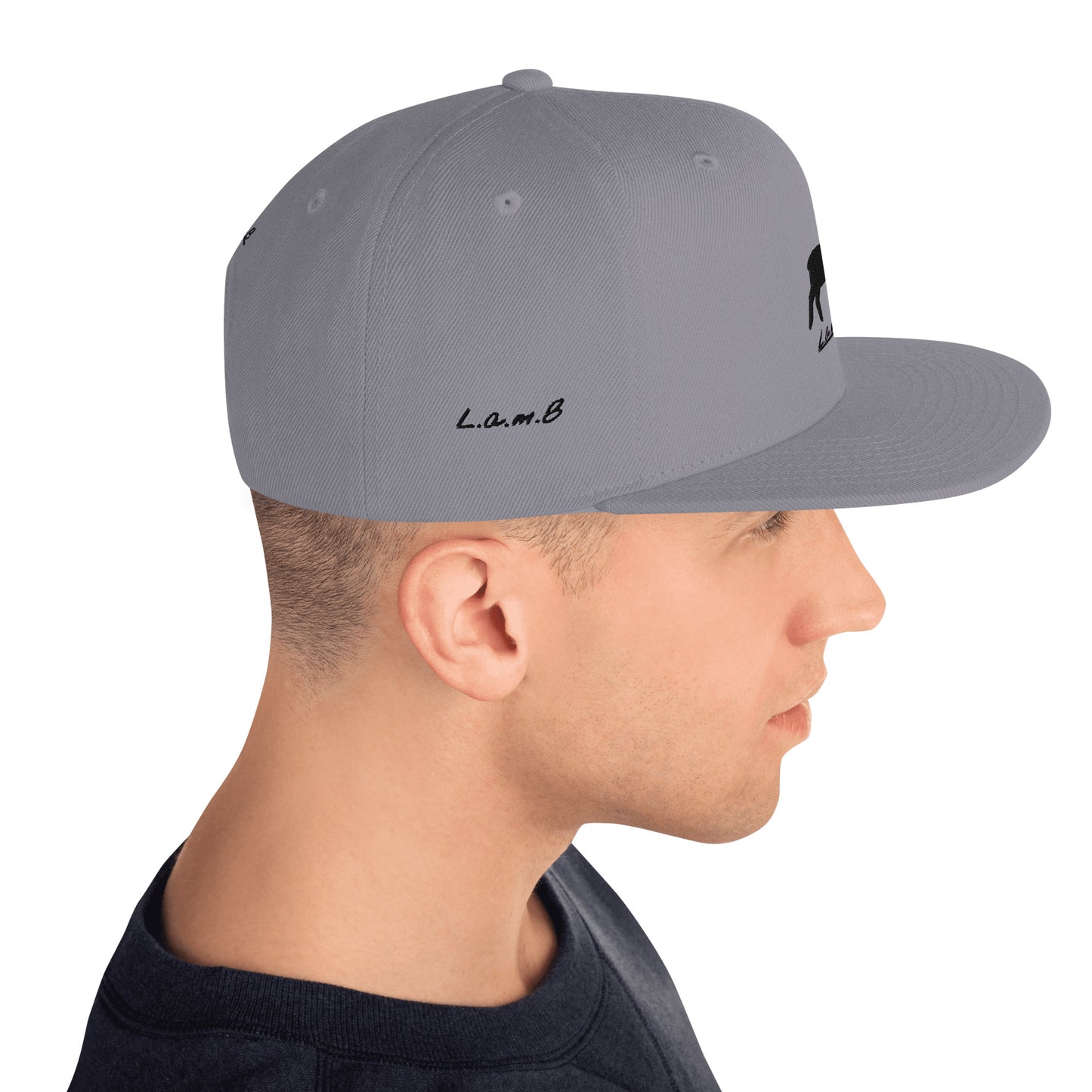 Lamb Snapback Hat (All Colors//Flat Embroidery) - Lamb Fashion Store