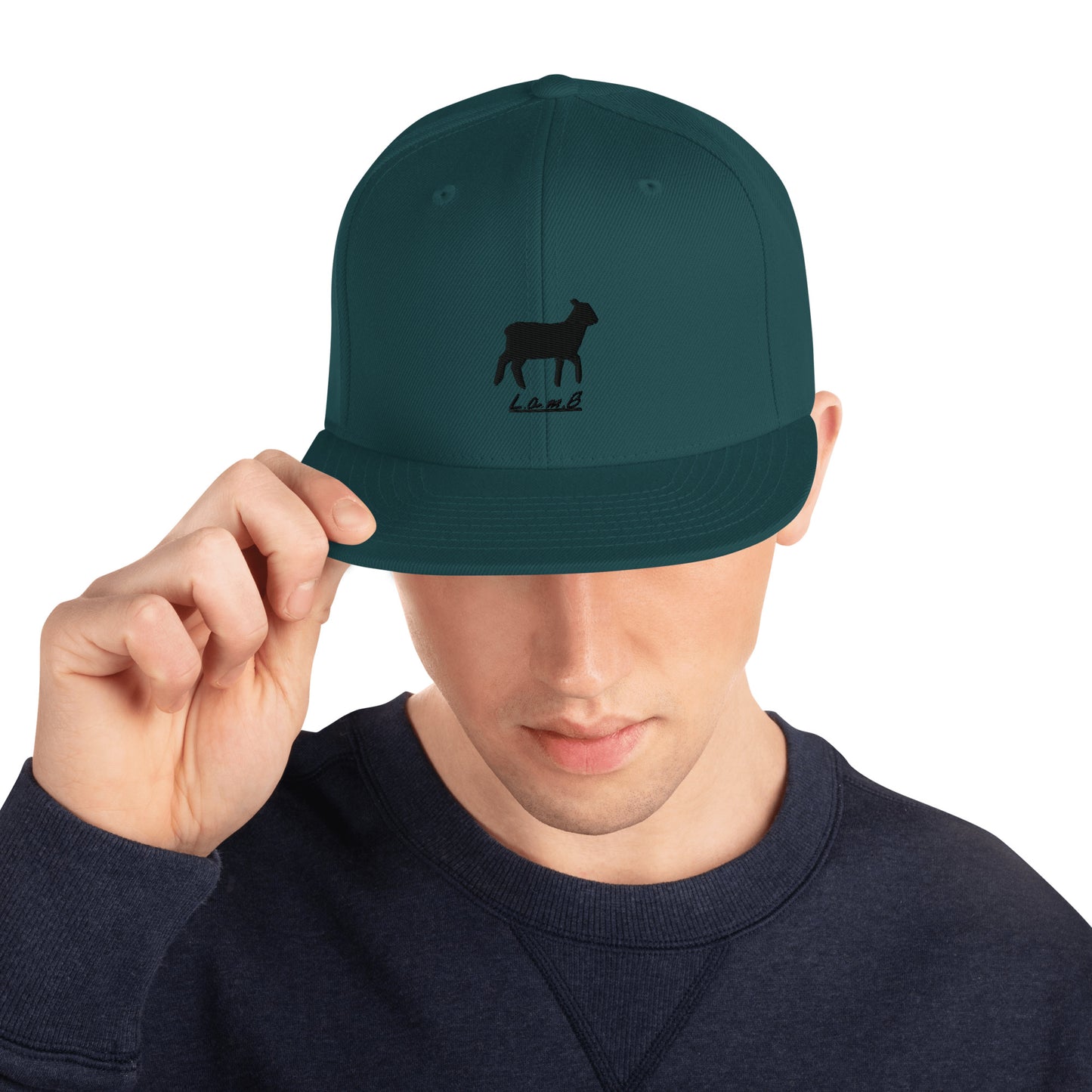 Lamb Snapback Hat (All Colors//Flat Embroidery) - Lamb Fashion Store