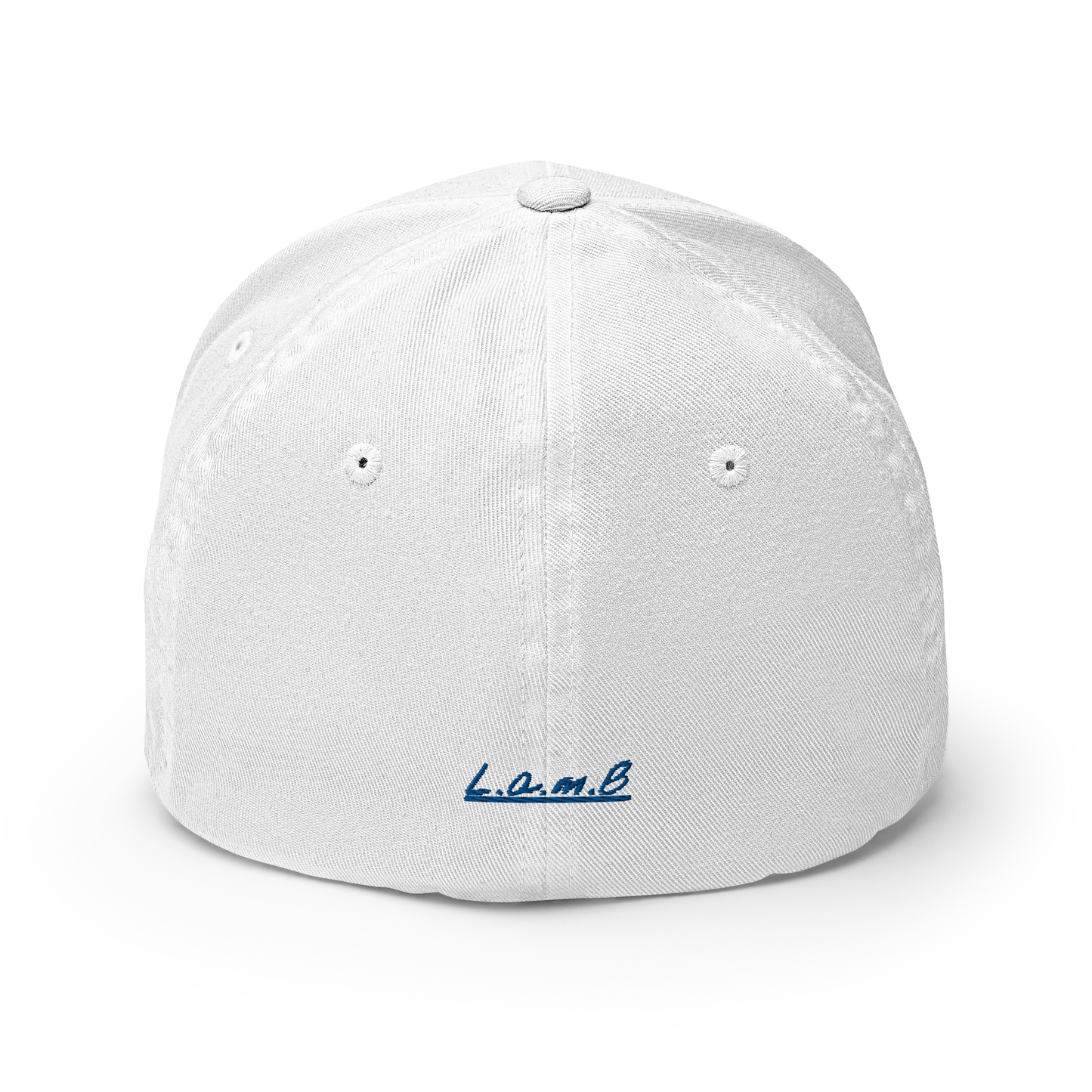 Women's Lamb Structured Twill Cap (3D Puff Royal Blue) - Lamb Fashion Store