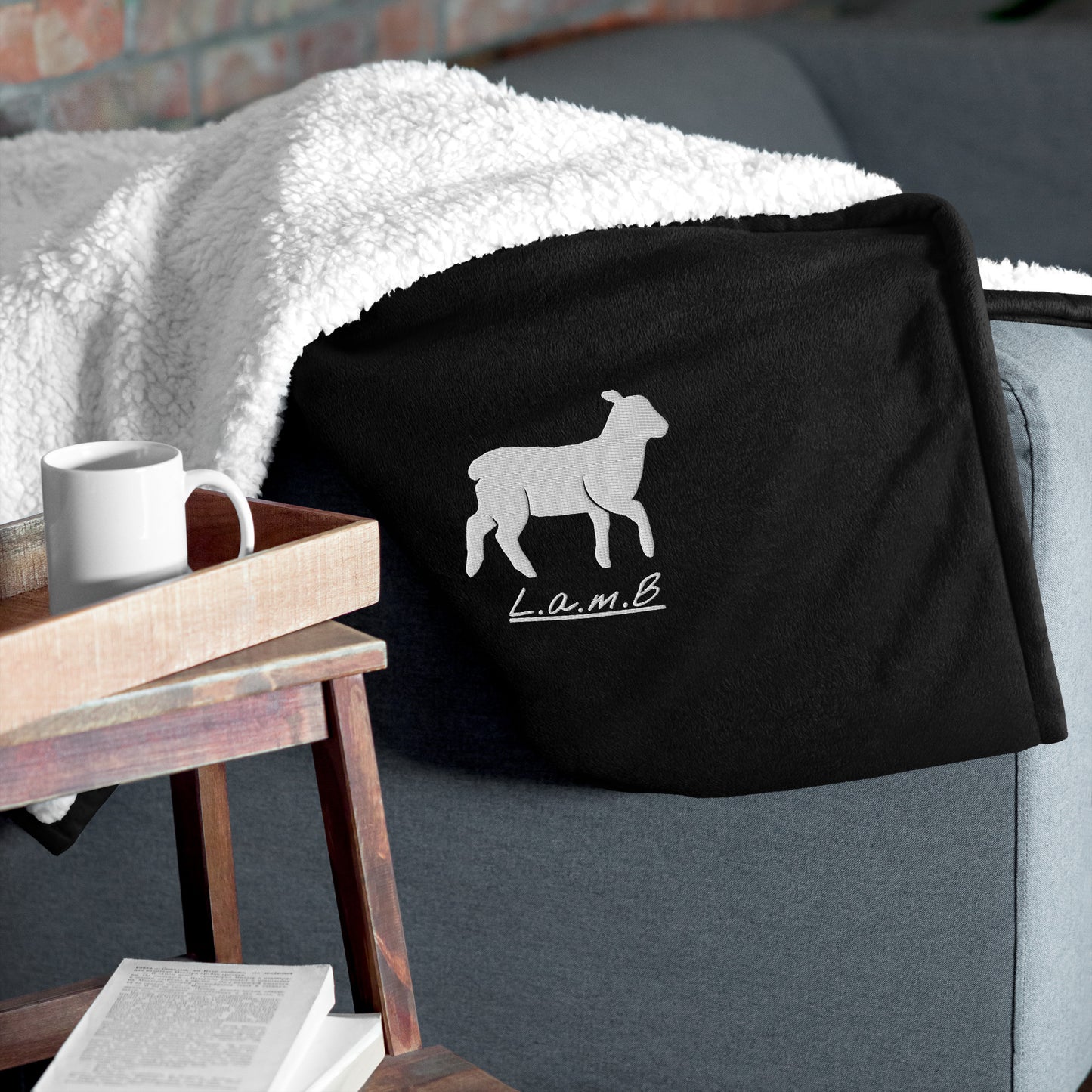 Premium Lamb Sherpa Blanket - Lamb Fashion Store