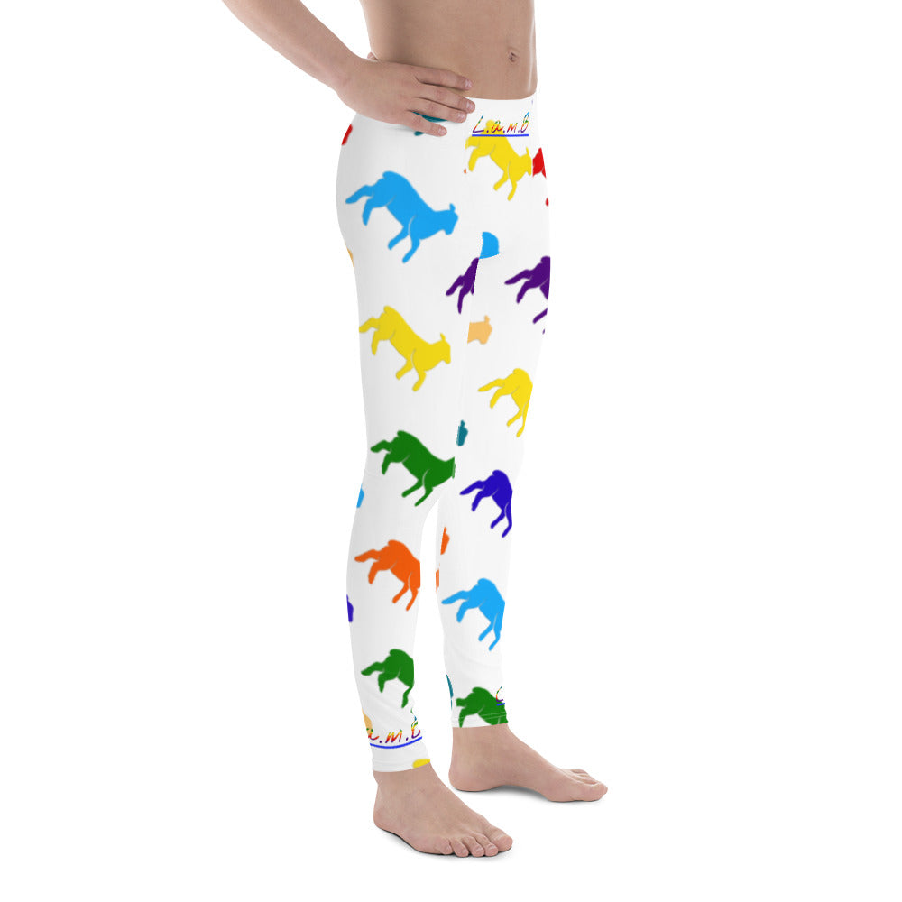 Men's Lamb Multi Color Leggings - Lamb Fashion Store