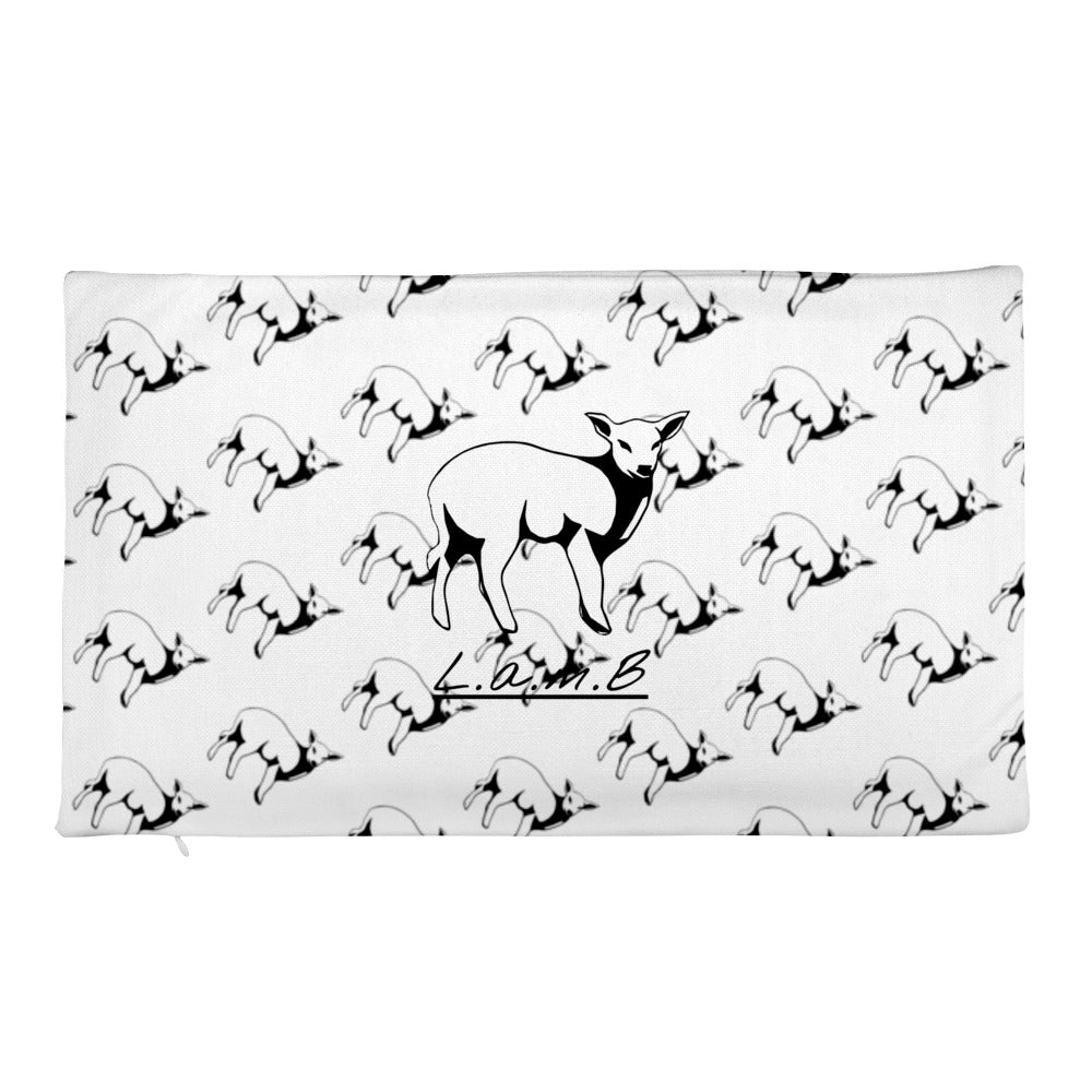 Women's Lamb Premium Pillow Case only (Black) - Lamb Fashion Store