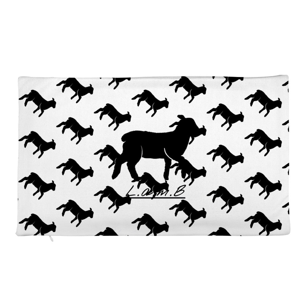 Men's Lamb Premium Pillow Case only (Black) - Lamb Fashion Store