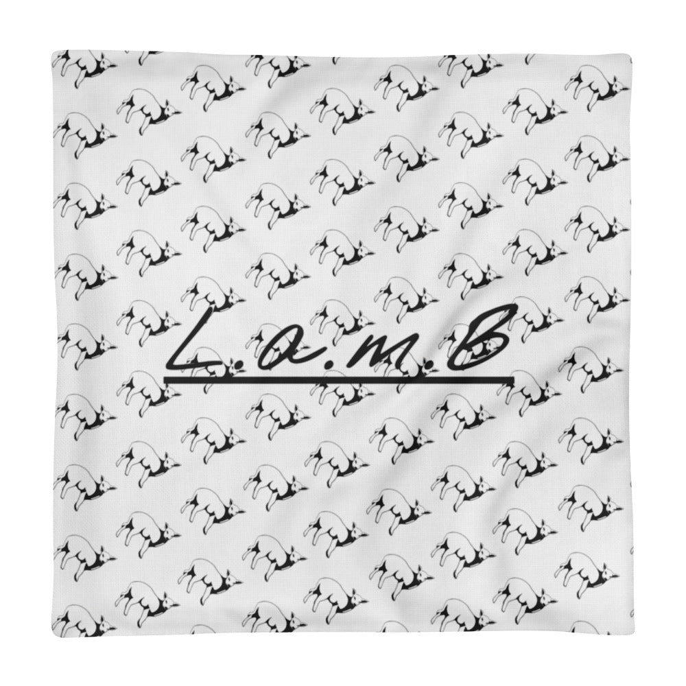 Women's Lamb Premium Pillow Case only (Black) - Lamb Fashion Store