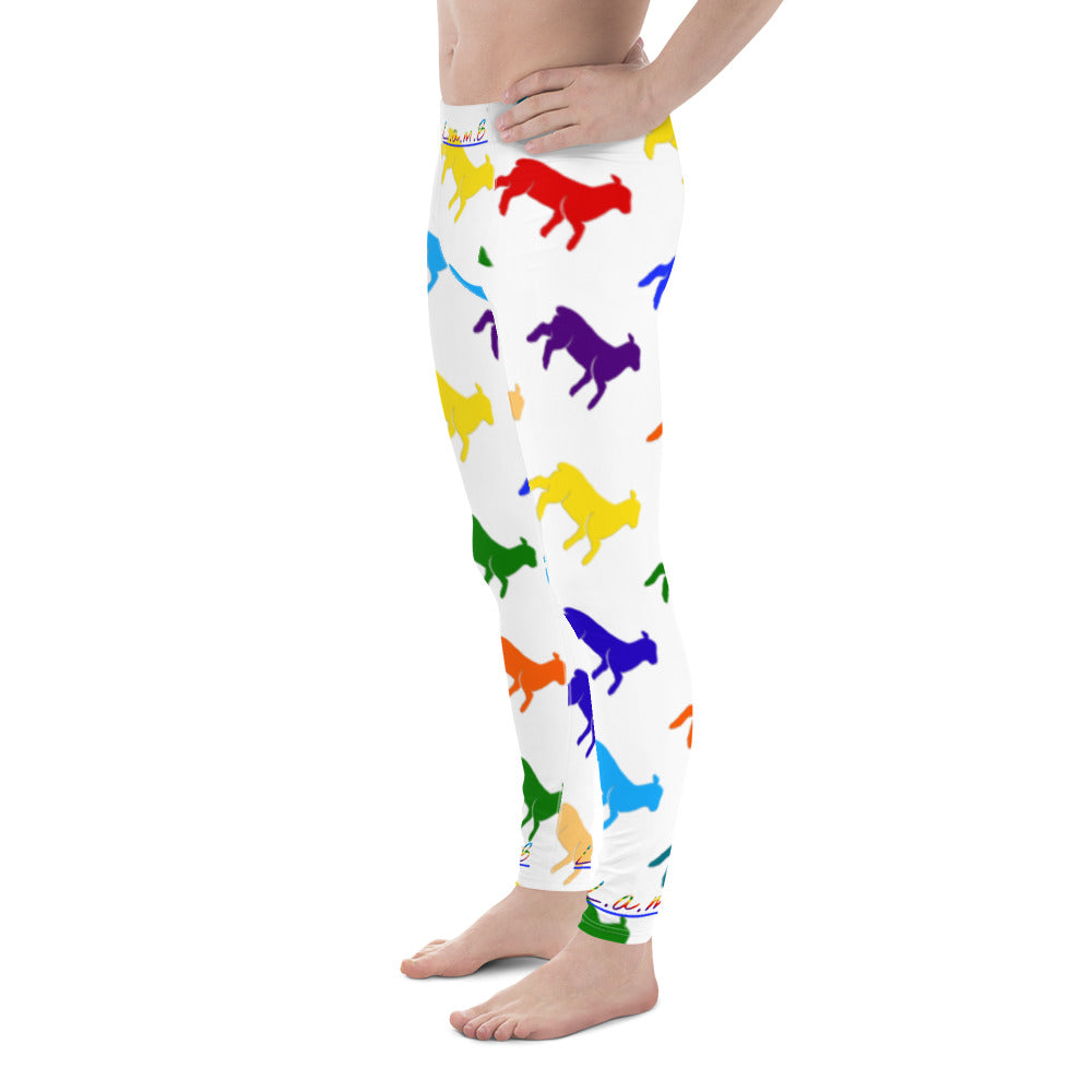 Men's Lamb Multi Color Leggings - Lamb Fashion Store