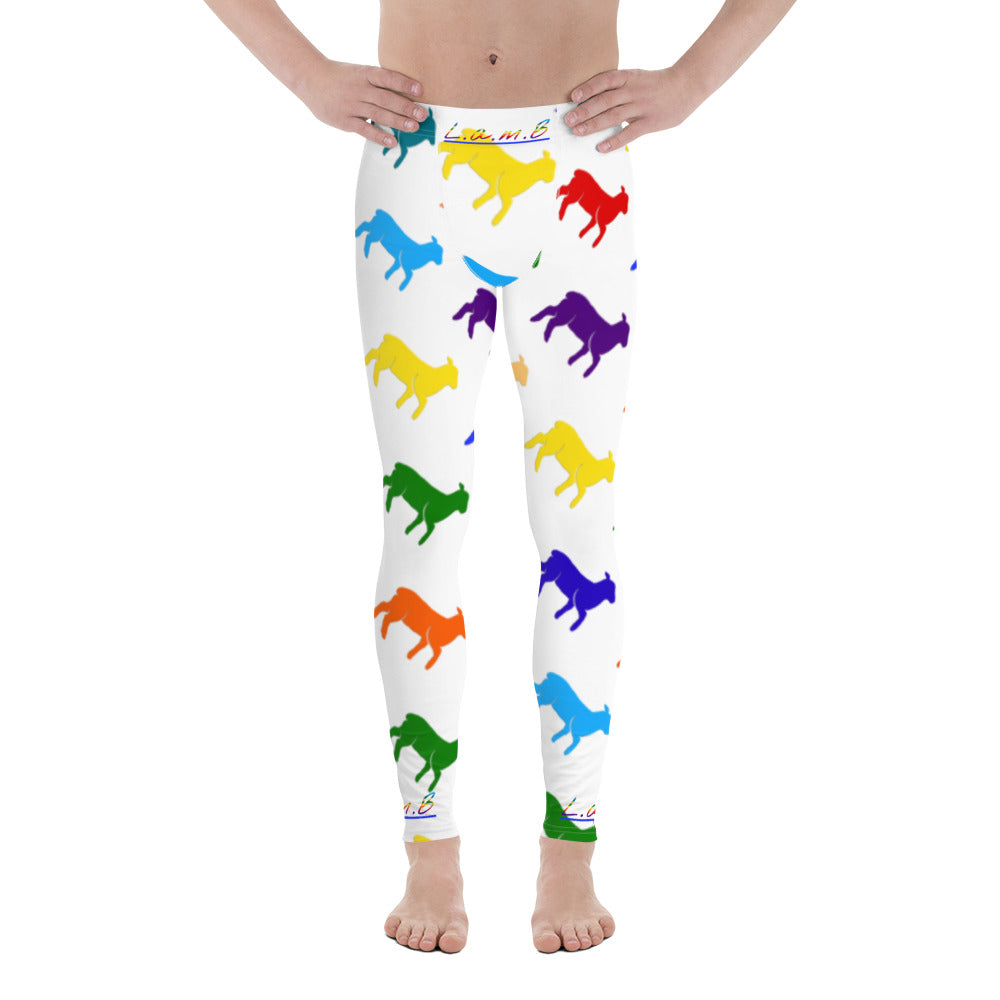 Men's Lamb Multi Color Leggings - Lamb Fashion Store