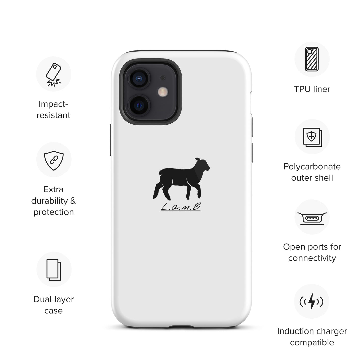 Lamb Tough iPhone Case