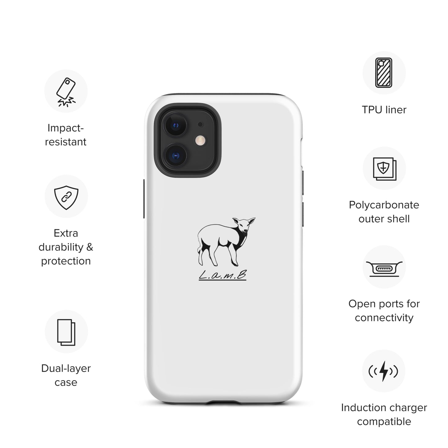 Agneau dur Coque et skin iPhone