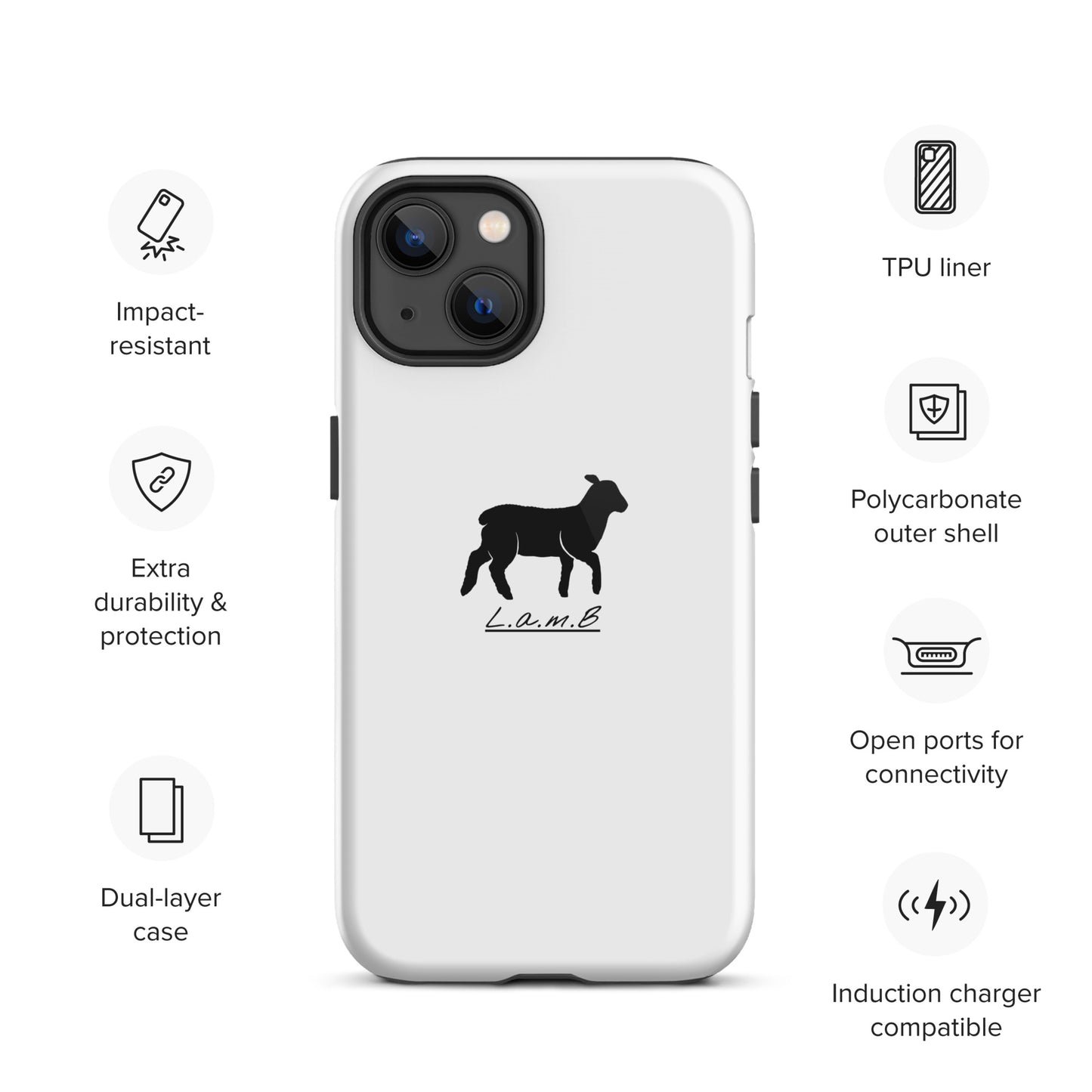 Agneau dur Coque et skin iPhone