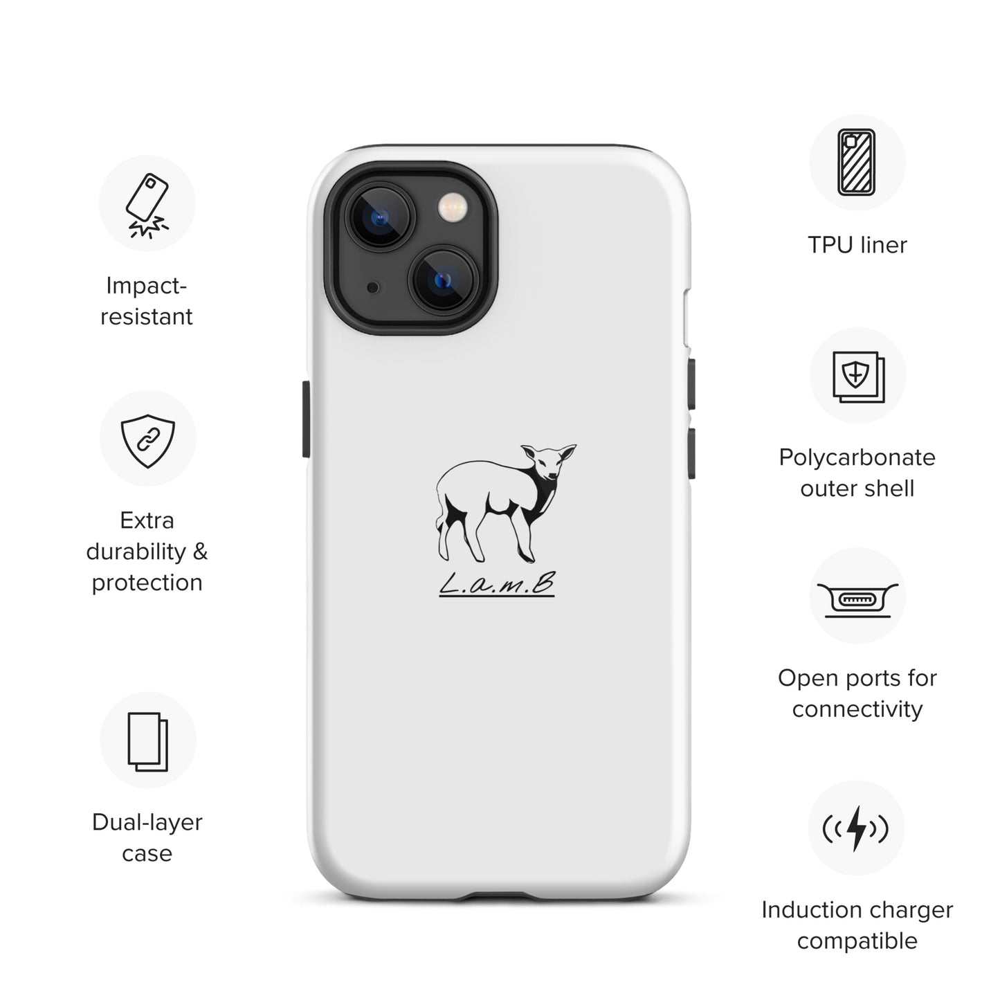 Lamb Tough iPhone Case (Mary's Edition)