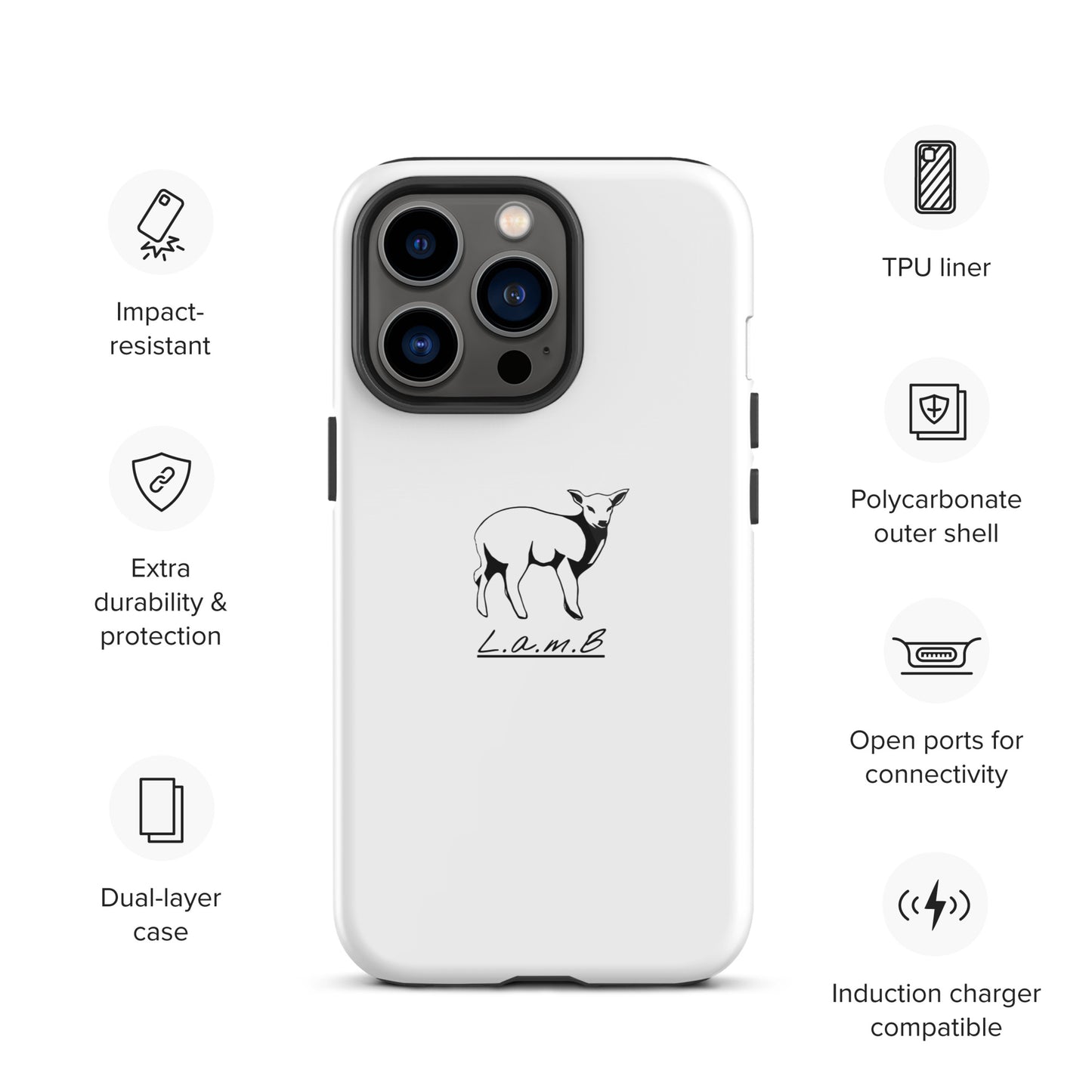 Lamb Tough iPhone Case (Mary's Edition)