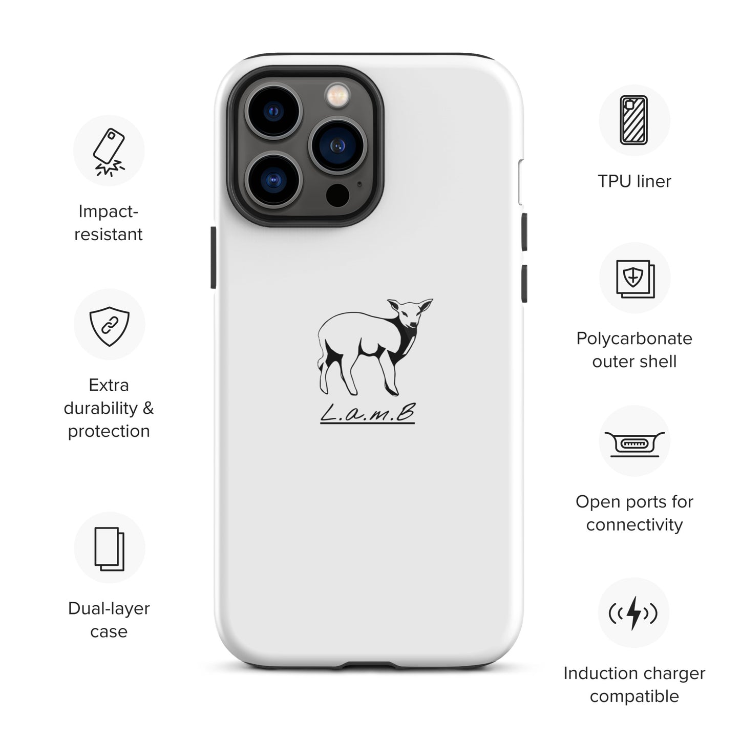 Lamb Tough iPhone Case (Mary's Edition)