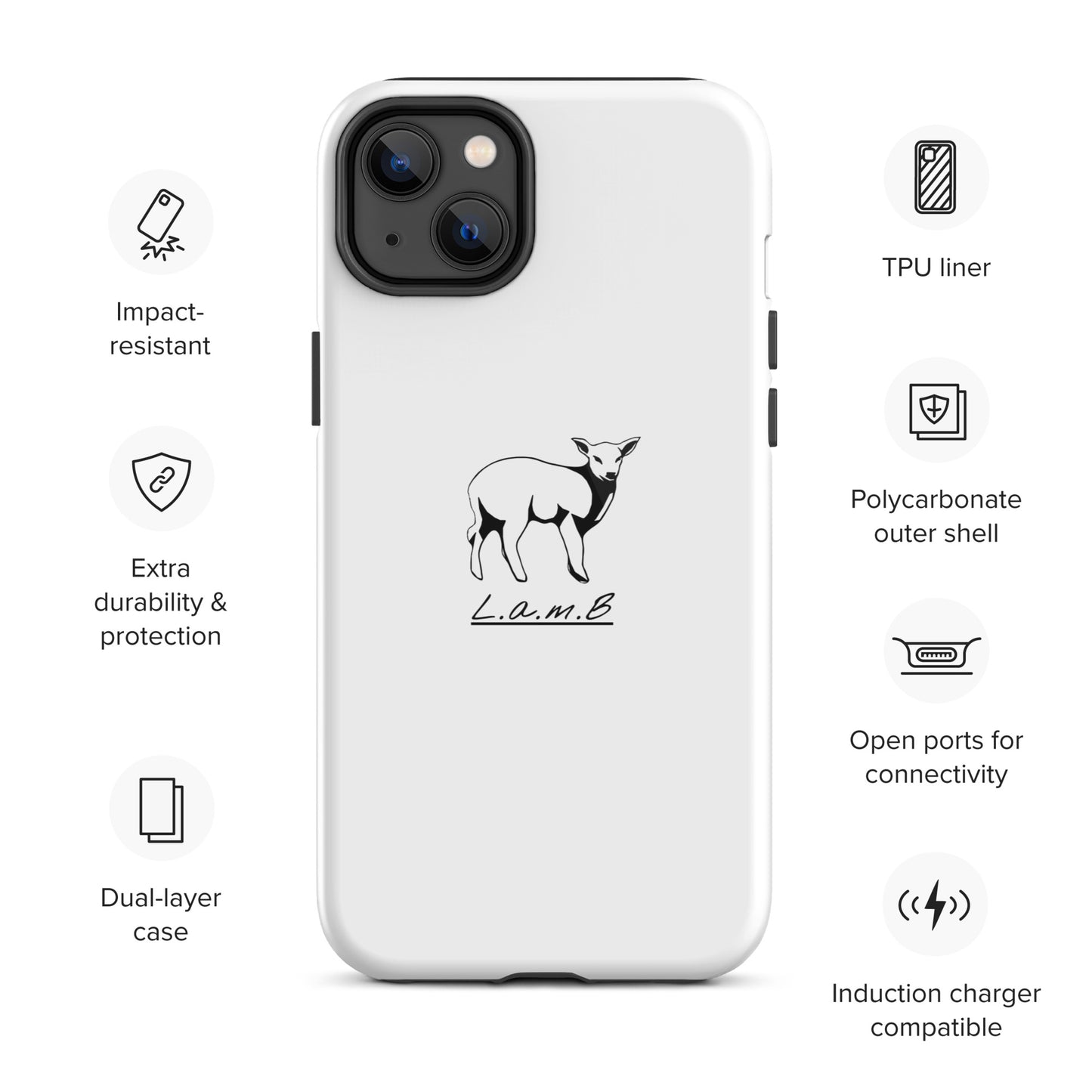 Lamb Tough iPhone Case (Mary's Edition)