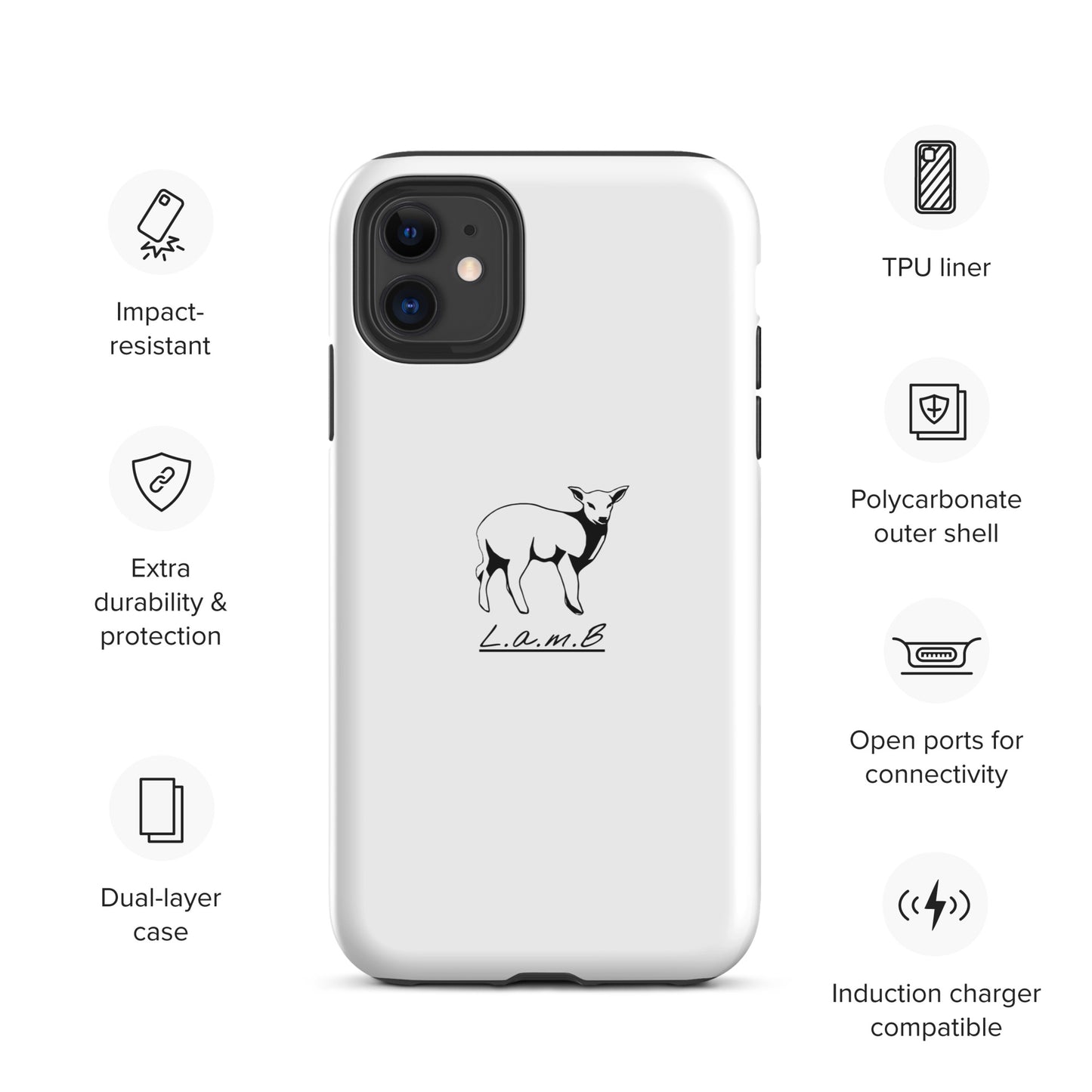 Lamb Tough iPhone Case (Mary's Edition)