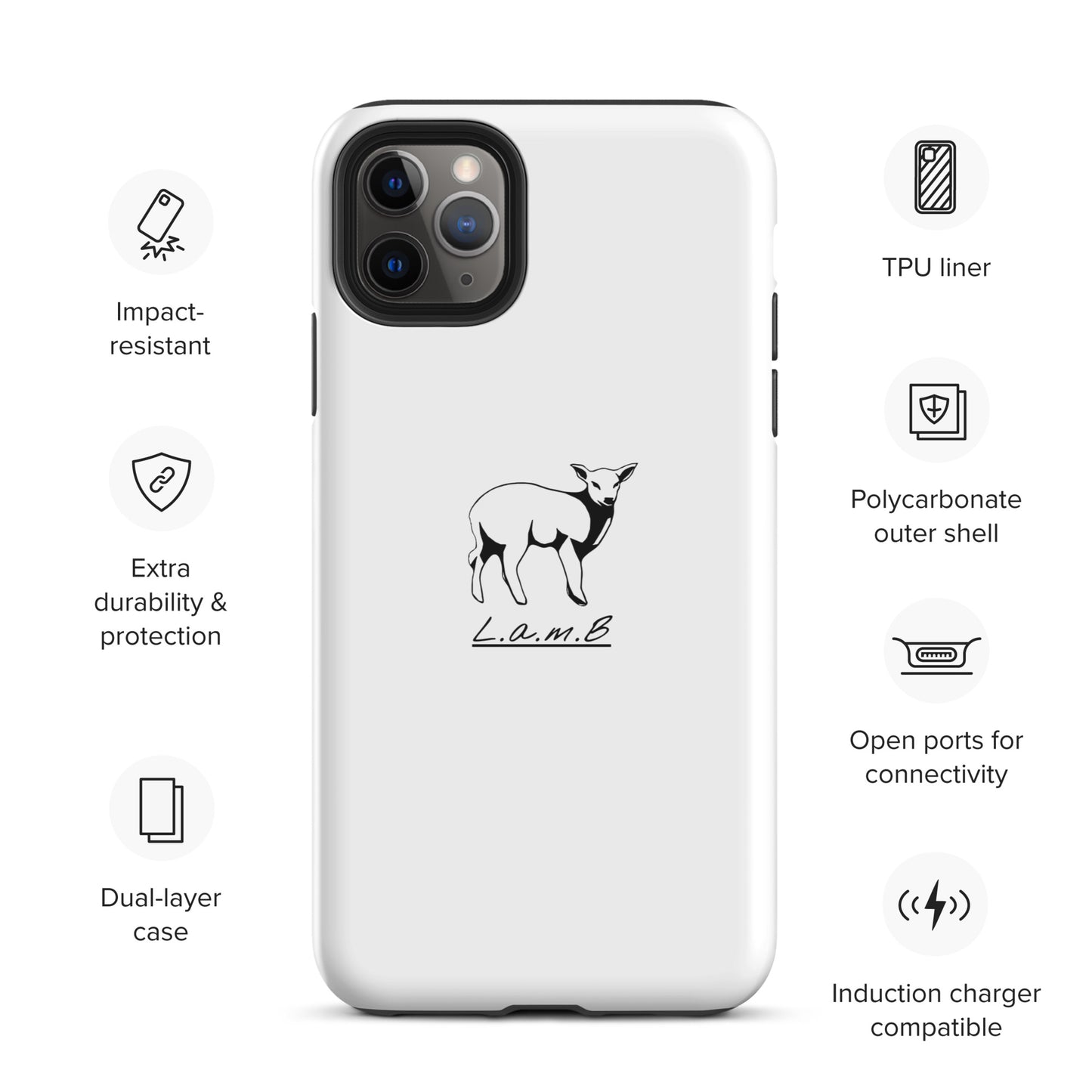 Lamb Tough iPhone Case (Mary's Edition)