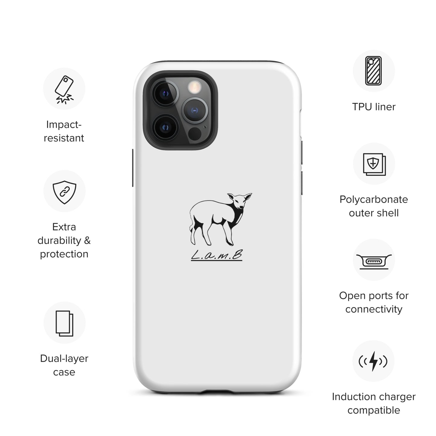 Lamb Tough iPhone Case (Mary's Edition)