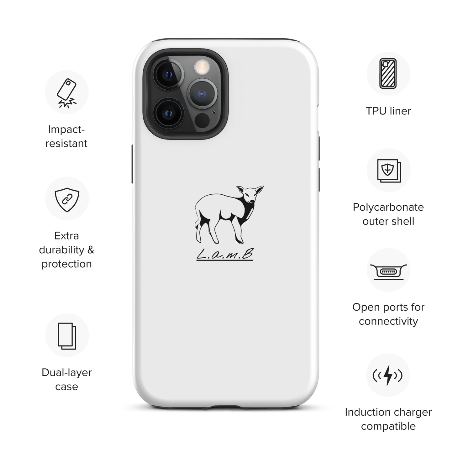 Lamb Tough iPhone Case (Mary's Edition)