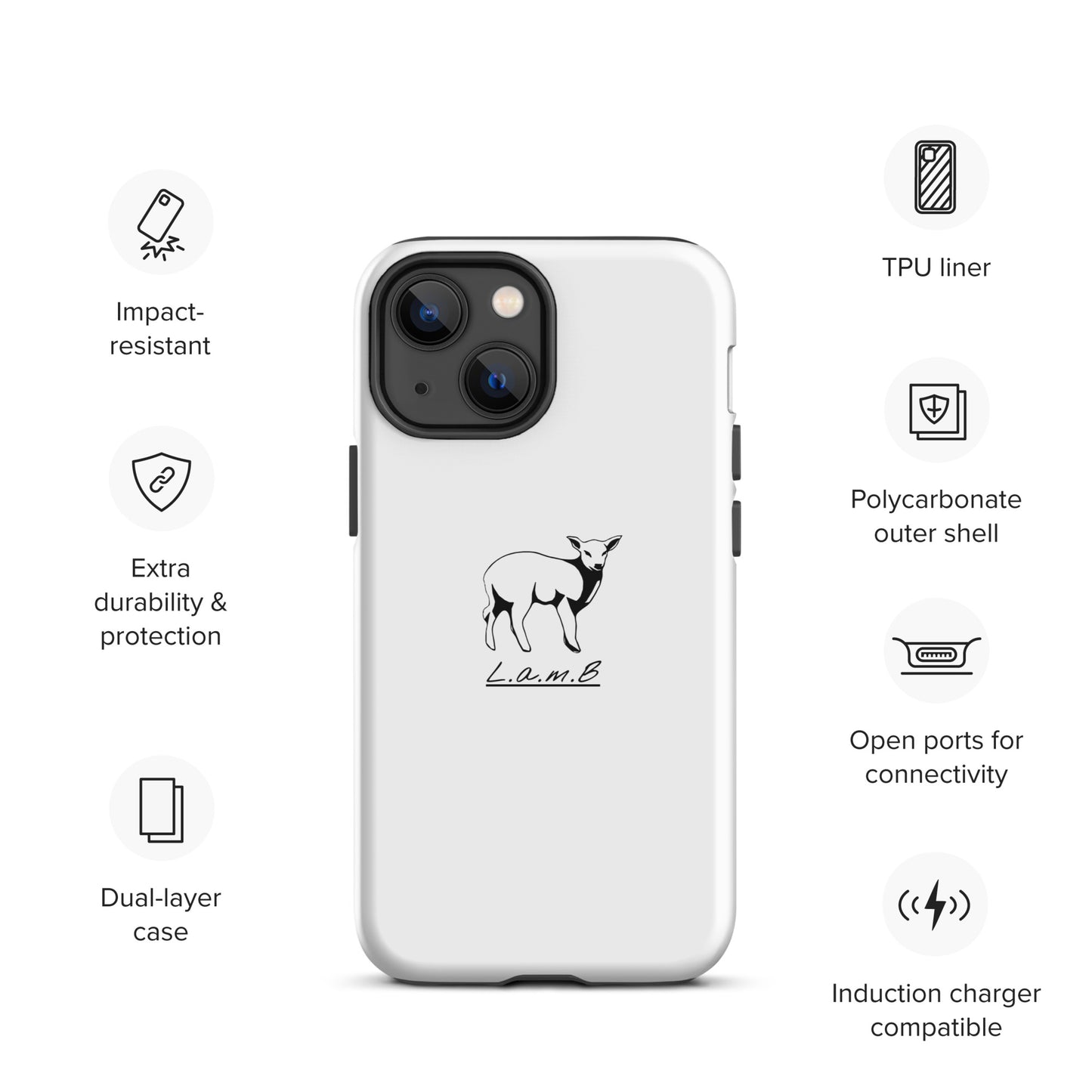 Lamb Tough iPhone Case (Mary's Edition)