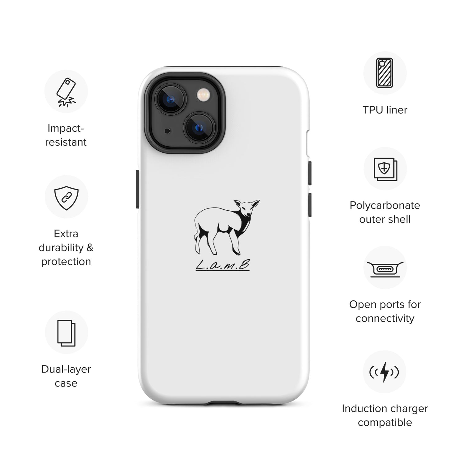 Agneau dur Coque et skin iPhone