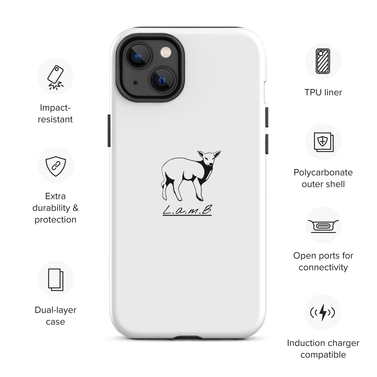 Lamb Tough iPhone Case (Mary's Edition)