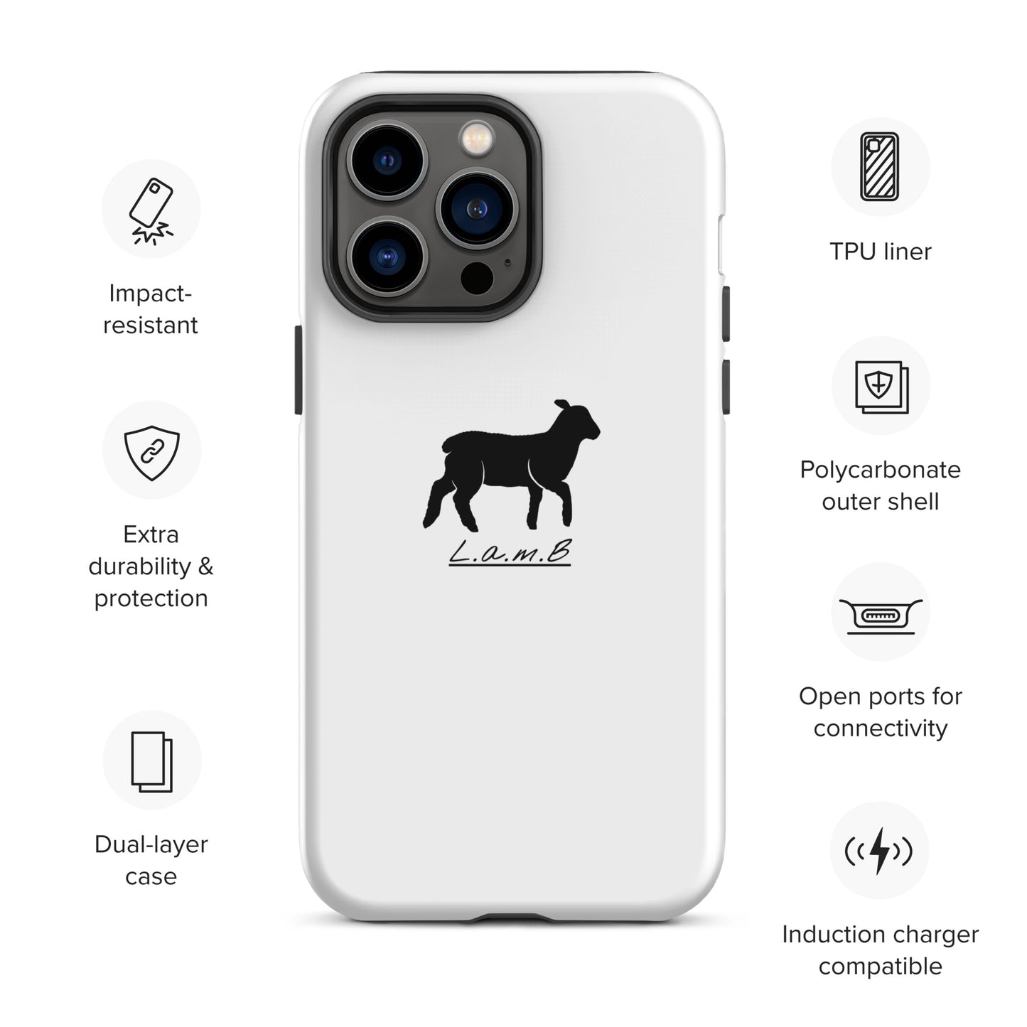 Lamb Tough iPhone Case