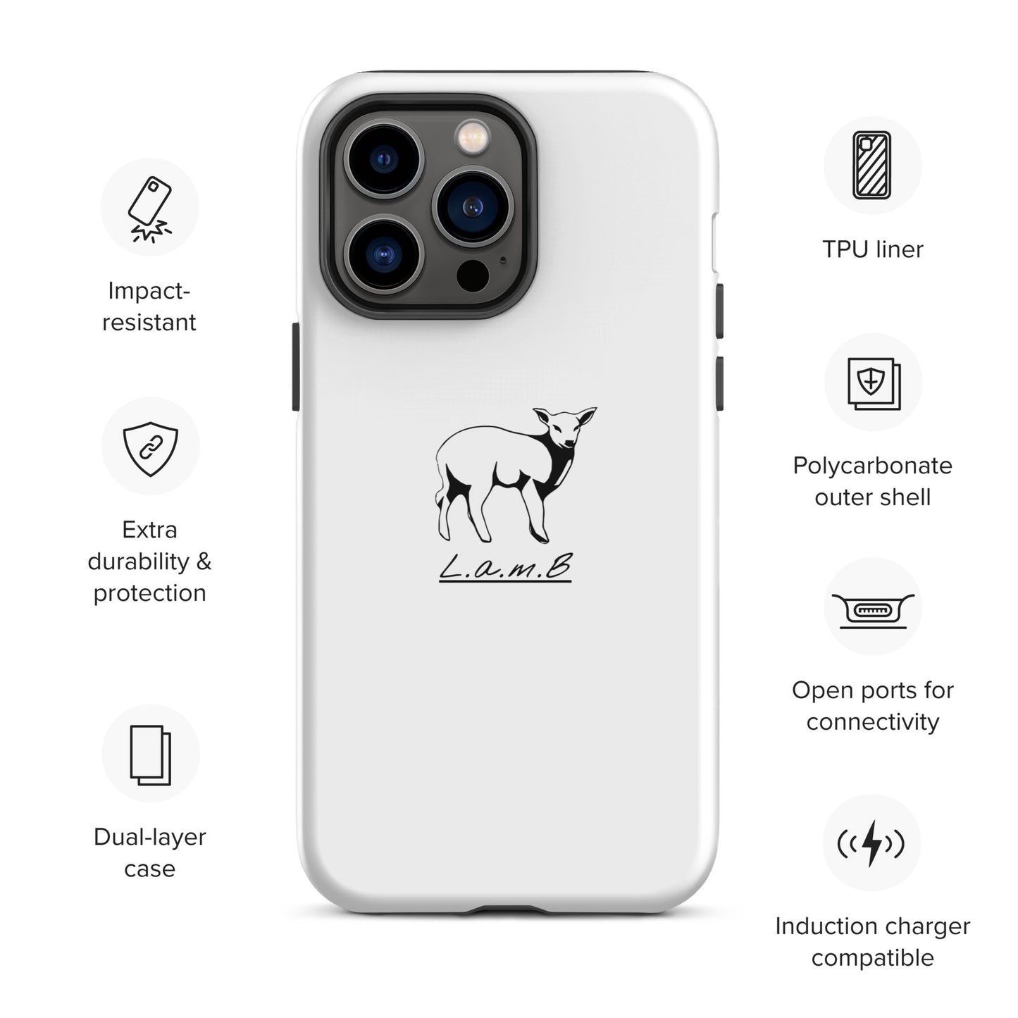 Lamb Tough iPhone Case (Mary's Edition)