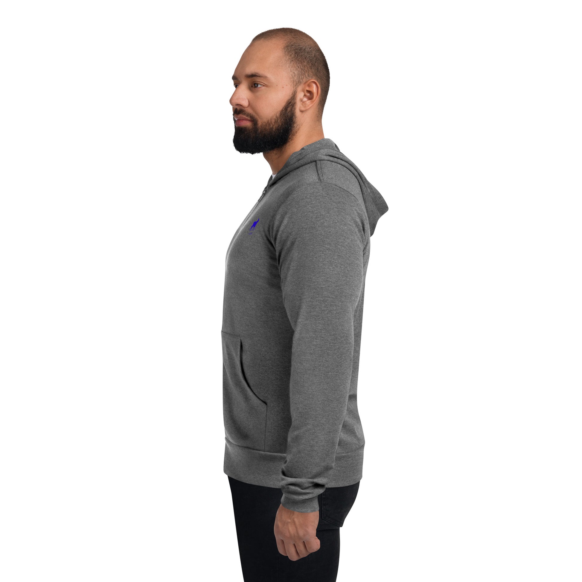 Unisex Zip Hoodie (GREY/BLACK COLORS) - Lamb Fashion Store